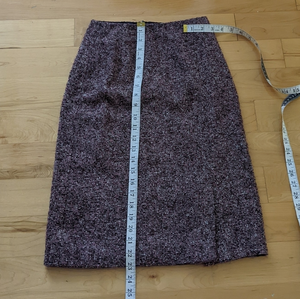 VINTAGE Precis petite virgin wool blend tweed pensil skirt size 6 b1